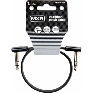 Dunlop MXR DCISTR1RR Ribbon TRS Cable Negro 30 cm Angulado - Angulado