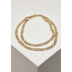 Figaro layered necklace gold