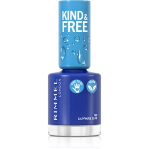 Rimmel Kind & Free lak na nechty odtieň 169 Sapphire Soar 8 ml