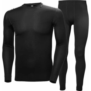 Helly Hansen Men's HH Comfort Lightweight Base Layer Set Black XL Sous-vêtements thermiques