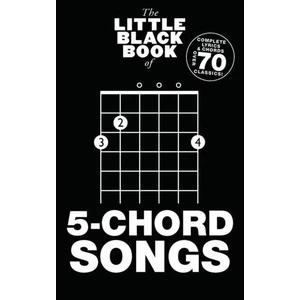 The Little Black Songbook The Little Black Book Of 5-Chord Songs Spartito