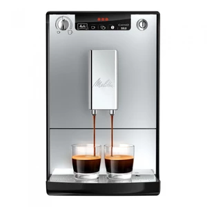 Espresso Melitta Solo Stříbrné strieborn... Malý plně automatický kávovar, pouze 20cm široký.