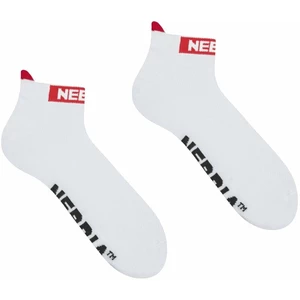 Kotníkové ponožky Nebbia "SMASH IT" 102  White  39-42