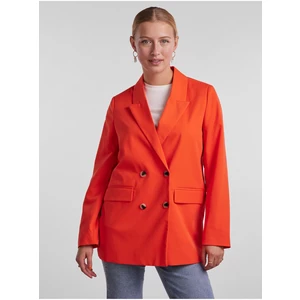 Orange Ladies Oversize Jacket Pieces Thelma - Women