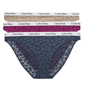 Calvin Klein 3 PACK - dámské kalhotky Bikini QD3926E-6Q2 L