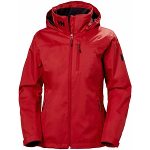 Helly Hansen Women's Crew Hooded Midlayer Sailing Jacket Red XL