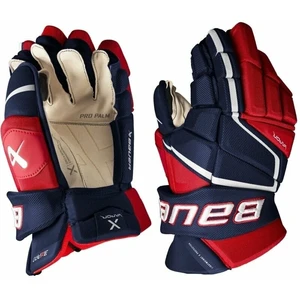 Bauer Eishockey-Handschuhe S22 Vapor 3X Pro Glove SR 15 Navy/Red/White