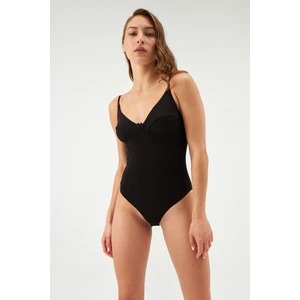 Dagi Bodysuit - Black - Fitted