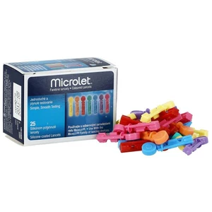 Lancety barevné Microlet 200 ks