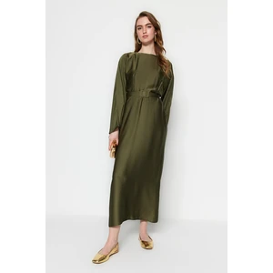 Trendyol Evening Dress - Khaki - A-line