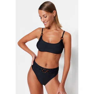 Trendyol Bikini Top - Black - Plain