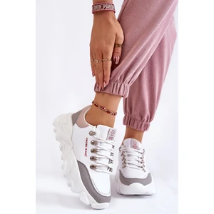 Womens Platform Cross Jeans KK2R4071C Sneakers White