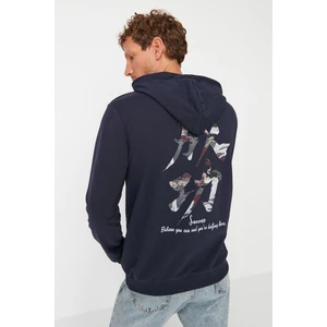 Trendyol Sweatshirt - Dark blue - Regular fit