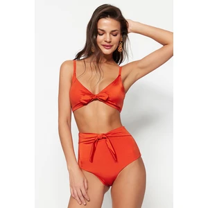 Trendyol Bikini Bottom - Brown - Plain