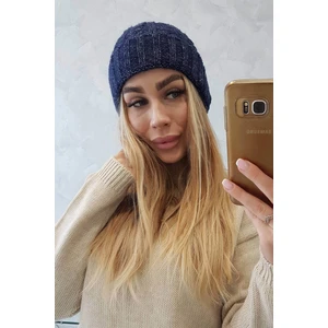 Cap with Ariana K299 button dark blue