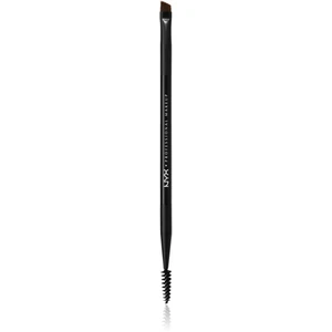 NYX Professional Makeup Pro Dual štetec na úpravu obočia