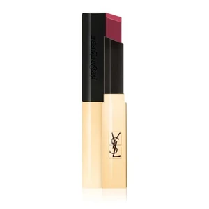 Yves Saint Laurent Rouge Pur Couture The Slim tenký zmatňujúci rúž s koženým efektom odtieň 23 Mystery Red 2,2 g