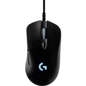 Optická herná myš Logitech Gaming G403 Prodigy 910-004824, ergonomická, podsvietenie, čierna