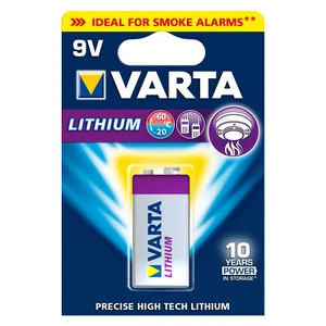 9v baterie varta professional lithium, 1200 mah