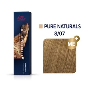 Wella Professionals Koleston Perfect ME+ Pure Naturals permanentná farba na vlasy odtieň 8/07 60 ml