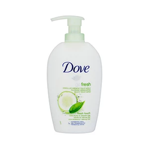 Dove Zkrášlující krémové tekuté mýdlo s vůní okurky a zeleného čaje Go Fresh (Fresh Touch) 250 ml
