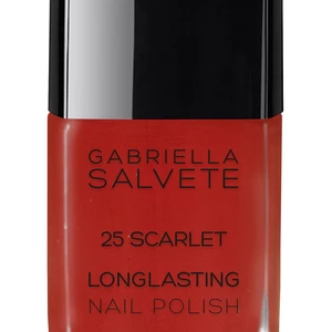 Gabriella Salvete Longlasting Enamel dlouhotrvající lak na nehty s vysokým leskem odstín 25 Scarlet 11 ml