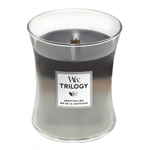 WoodWick Vonná sviečka strednej Trilogy Mountain Air 275 g