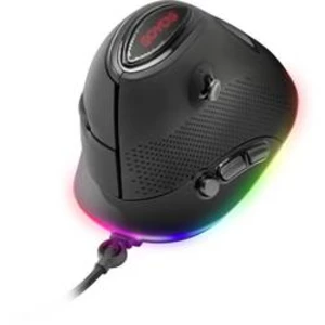 Herní myš SpeedLink SOVOS Vertical RGB SL-680018-BK, s podsvícením, ergonomická, černá