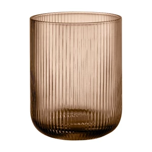 Brązowy szklany świecznik Blomus Ven, ø 9,5 cm