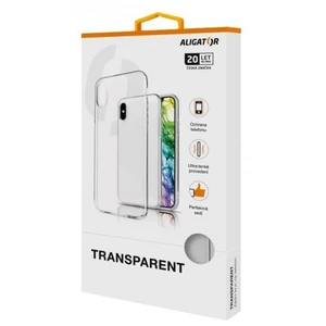 Silikonové pouzdro TRANSPARENT ALIGATOR pro Apple iPhone 13 mini