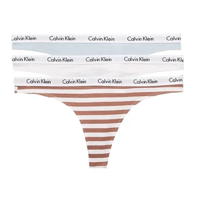 Calvin Klein 3 PACK - dámská tanga QD3587E-642 L
