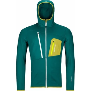 Ortovox Outdoorová mikina Fleece Grid Hoody M Pacific Green L