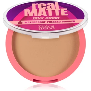 Avon ColorTrend Real Matte voděodolný pudr s matným efektem odstín Medium Tan 10 g