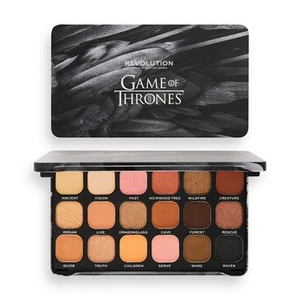 Makeup Revolution X Game Of Thrones paletka očných tieňov odtieň 3 Eyed Raven 19,8 g