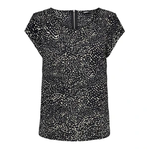 ONLY Dámska blúzka ONLVIC 15161116 Regular Fit 15161116 Black BLURRY DOT 44