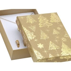 JK Box Vianočná darčeková papierová krabička KX-8 / AU