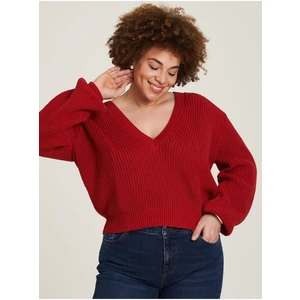 Red Women's Ribbed Sweater Tranquillo - Women