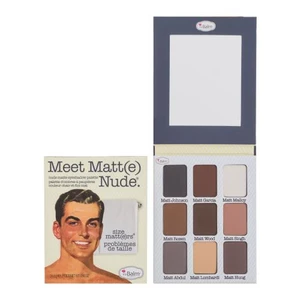 TheBalm Meet Matt(e) Nude Eyeshadow Palette 24,5 g oční stín pro ženy bez třpytek; Cruelty free