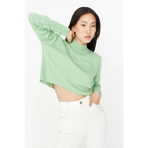 Trendyol Sweater - Green - Regular fit
