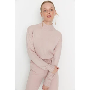 Trendyol Sweater - Pink - Regular fit