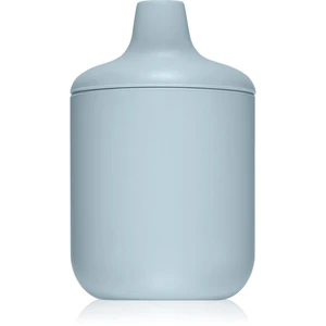 Mushie Silicone Sippy Cup hrnek Powder-blue 175 ml
