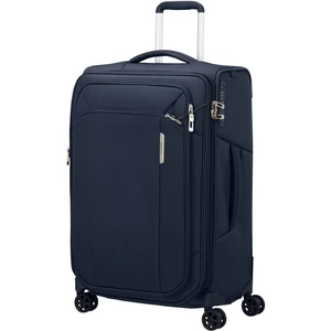 Samsonite Látkový cestovní kufr Respark M EXP 82/92 l - tmavě modrá
