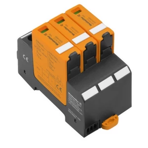 Zásuvný svodič pro přepěťovou ochranu Weidmüller VPU PV II 3 1000 2530550000, 20 kA, černá, oranžová