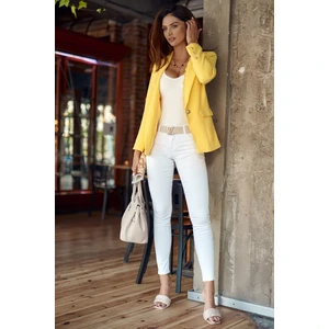 Women's white tight trousers