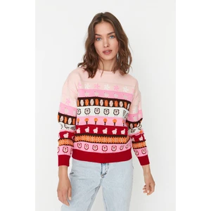 Trendyol Sweater - Pink - Regular fit