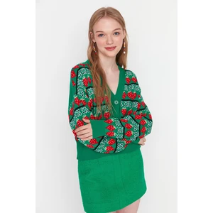 Trendyol Cardigan - Green - Regular fit