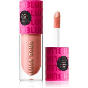 Makeup Revolution Blush Bomb krémová tvářenka odstín Peach Filter 4,6 ml