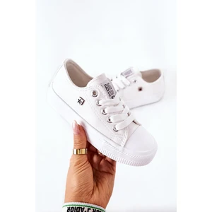 Children's Leather Sneakers BIG STAR FF374300 White