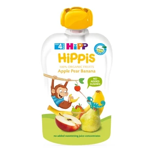 HiPP BIO 100% ovocie Jablko-Hruška-Banán od uk. 4.-6. mesiaca
