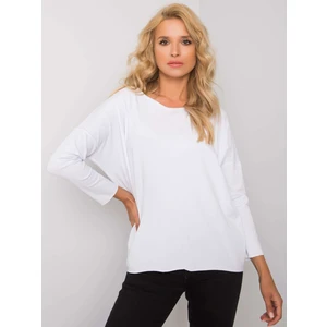 Women's white cotton blouse